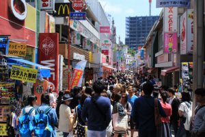 rue Takeshita-dōri, à Harajuku