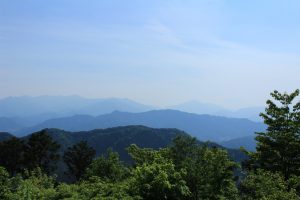 Vue depuis le sommet du mont Takao